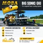 MOBA Big Sonic-Ski 13 m leveling system with three ultrasonic sensors and optional fourth sensor