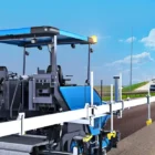 MOBA Big Sonic-Ski paver grade control system for road construction and asphalt paving