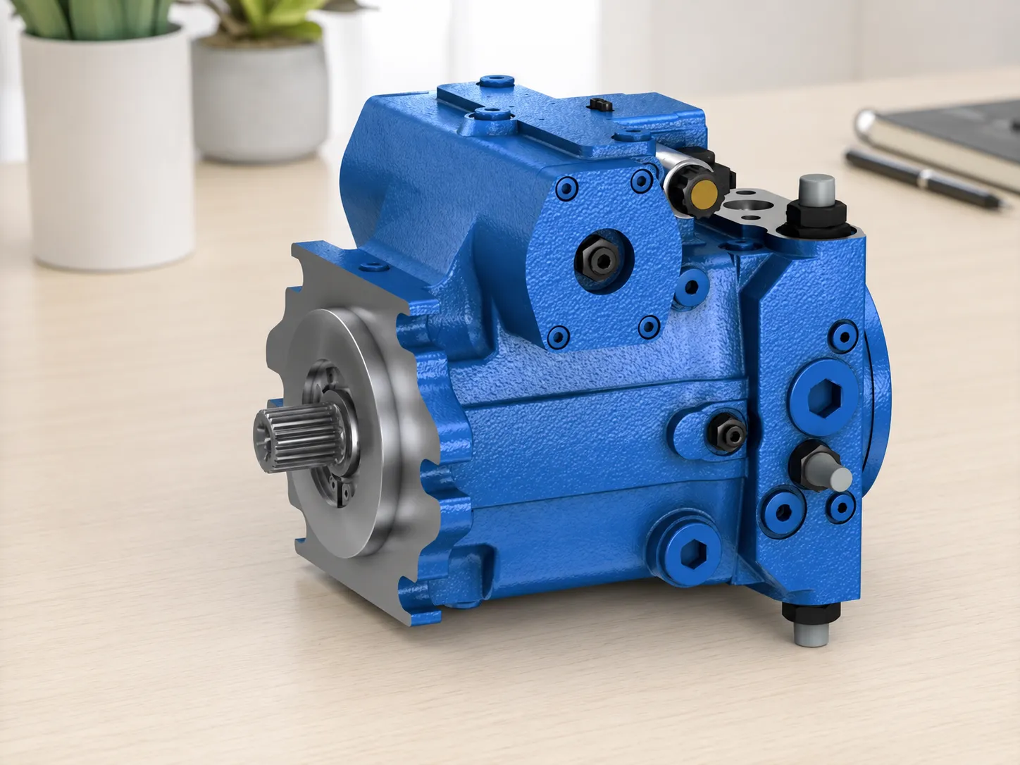 Representative image of a Bosch Rexroth A4VG series axial piston pump