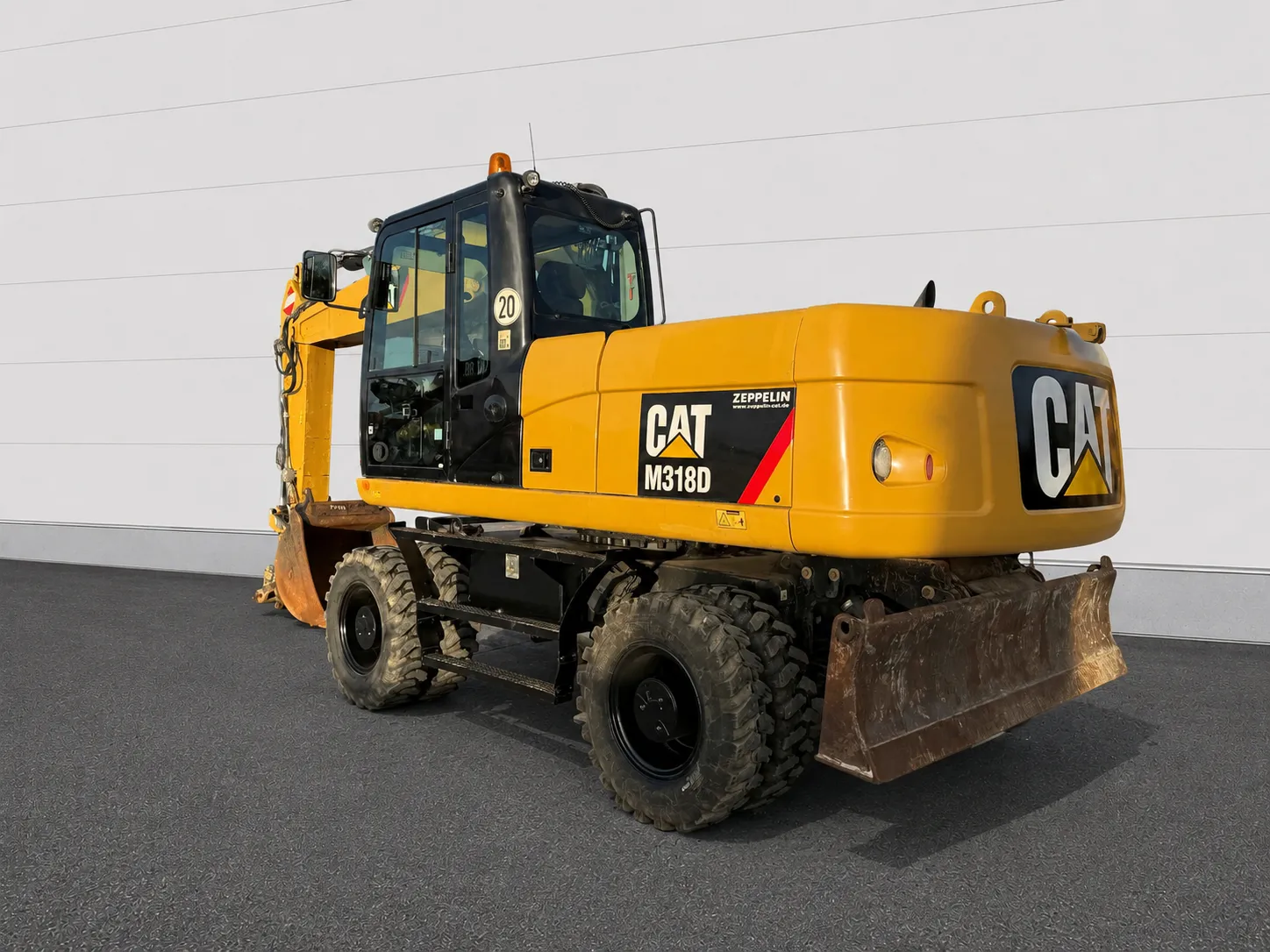 Caterpillar M318D wheeled excavator 2014 ref M-1704 product image