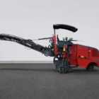 Wirtgen W 50 DC cold milling machine side view with extended discharge conveyor